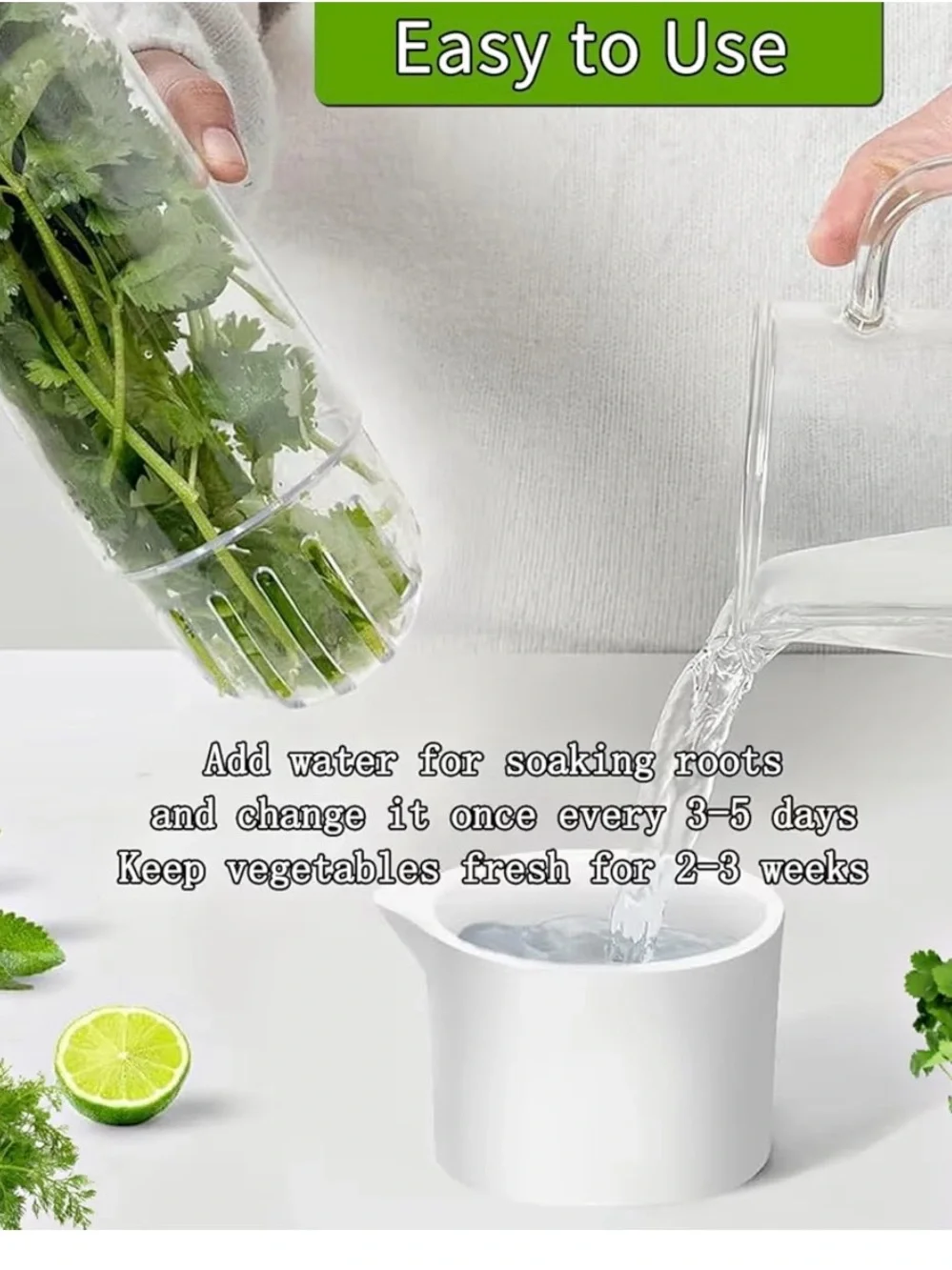 Herb Keeper Fresh Greens Storage Pod - set of 3